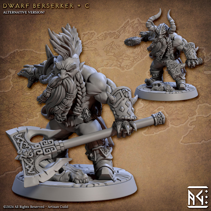 Dwarf Berserker - C (The Quest for Goldvein) image