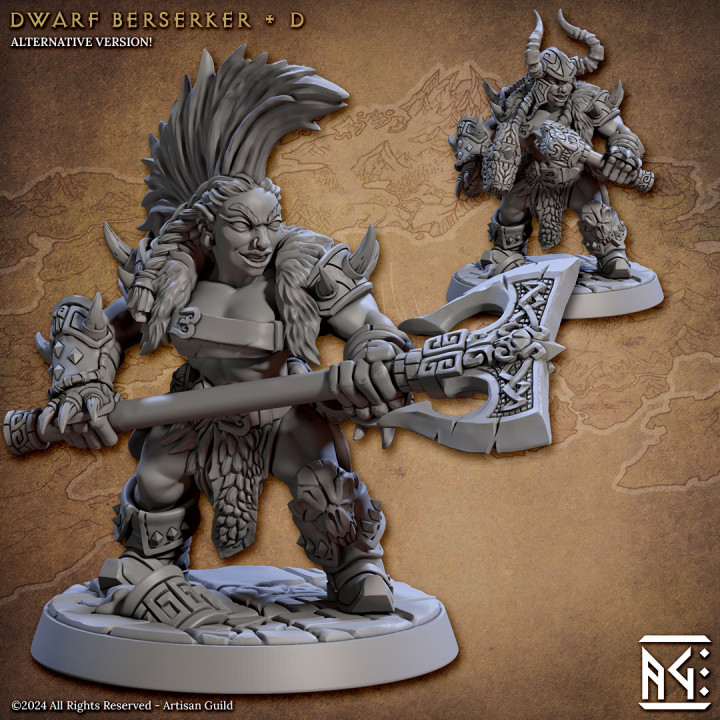 Dwarf Berserker - D (The Quest for Goldvein) image