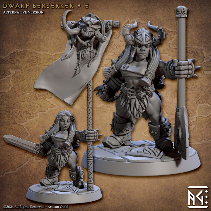 Dwarf Berserker - E (The Quest for Goldvein) image