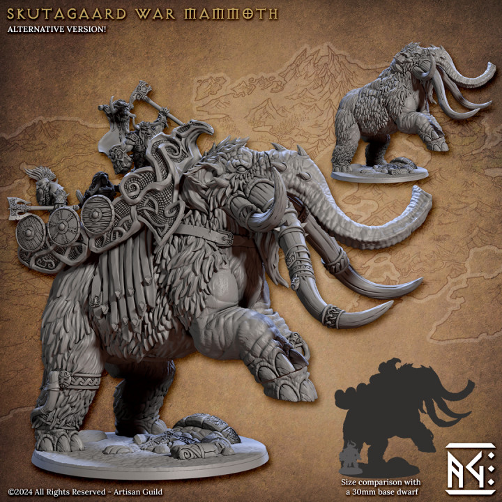 Skutagaard War Mammoth (The Quest for Goldvein) image