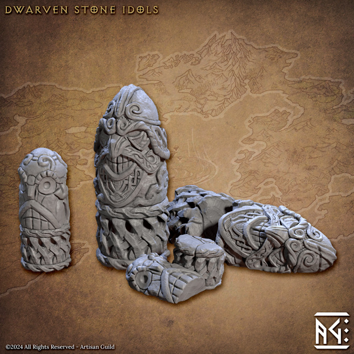 Dwarven Stone Idols (The Quest for Goldvein) image
