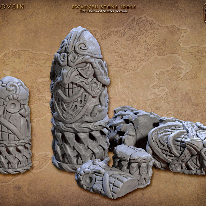 Dwarven Stone Idols (The Quest for Goldvein) image