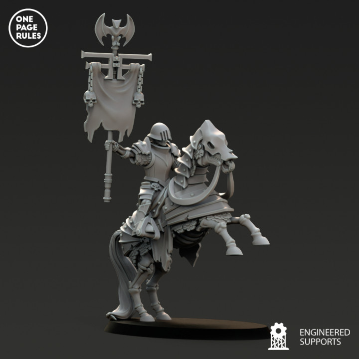 3D Printable Vampiric Skeleton Knights by One Page Rules