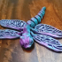 Dragonfly print image