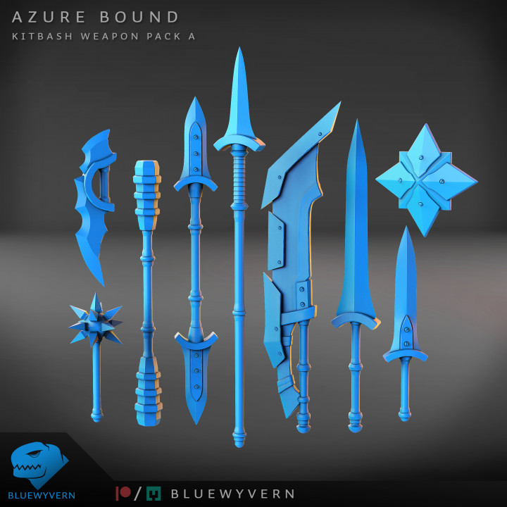 Azure Bound - Kitbash Weapon Pack A image