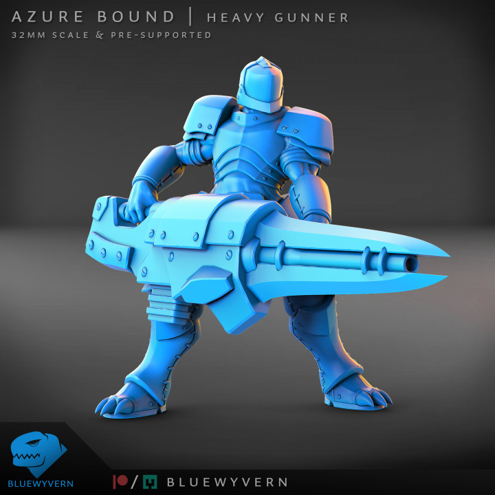 Azure Bound - Heavy Gunner (Early Access Mini)