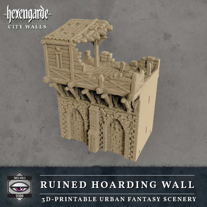 Ruined Hoarding Wall