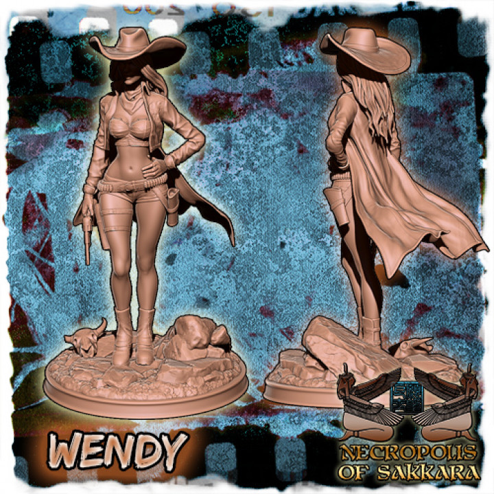 Wendy the Gunslinger - Wild West Collectors Miniature image