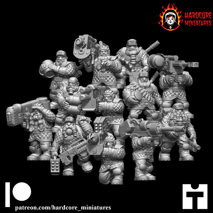 Space Dwarves Heavy Support Team