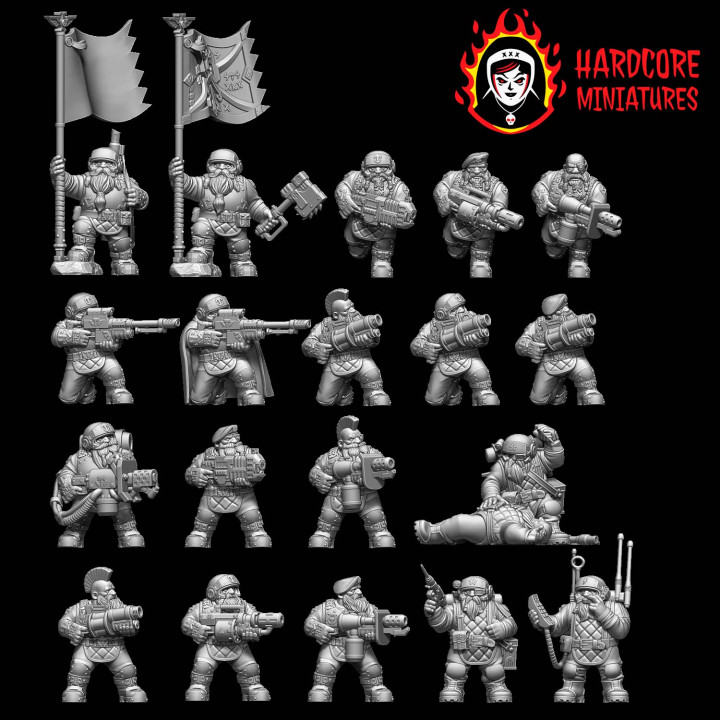 Space Dwarves Command Squad image