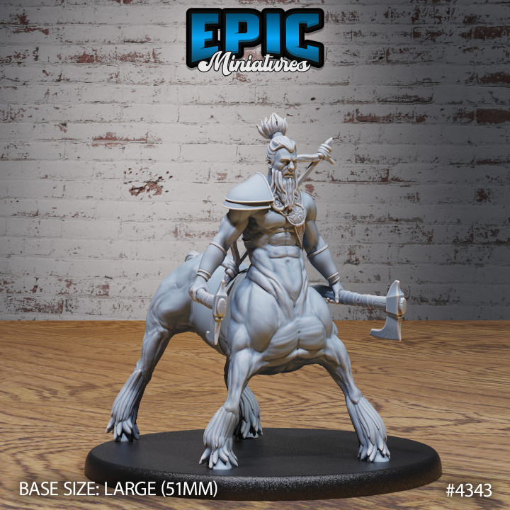 3D Printable Centaur Scout Set / Horse Human Hybrid / Evil Woodland ...