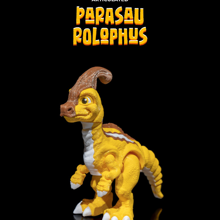 Articulated Parasaurolophus