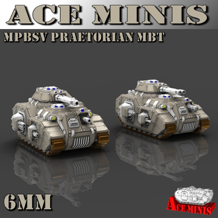 6mm MPBSV Praetorian Main Battle Tank image