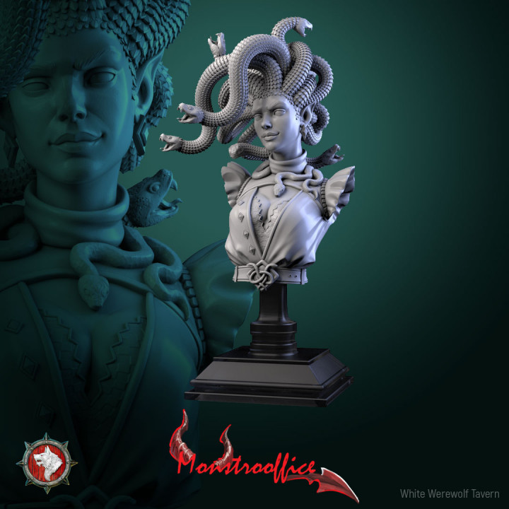 Medusa director bust image