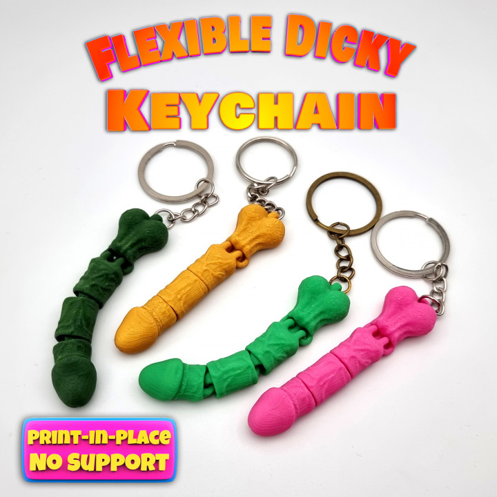 Flexible Dicky Keychain image