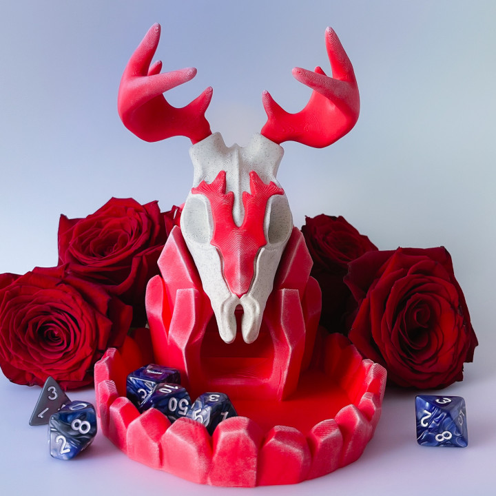 Deer Skull Dice Tower