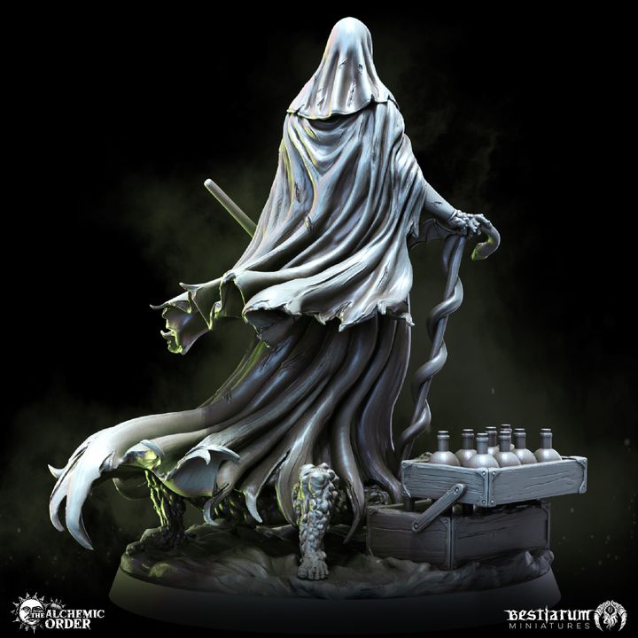 3D Printable High Alchemist Artephida | Alchemic Order | Cultist