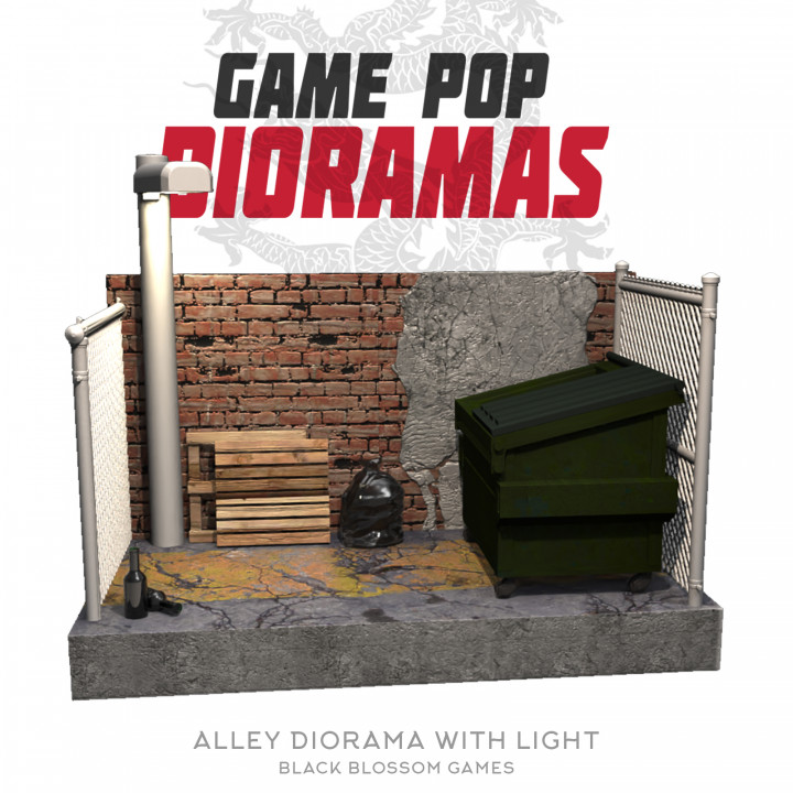 DRMA02 Light Led Pack Diorama :: Game Pop Dioramas :: Black Blossom Games image