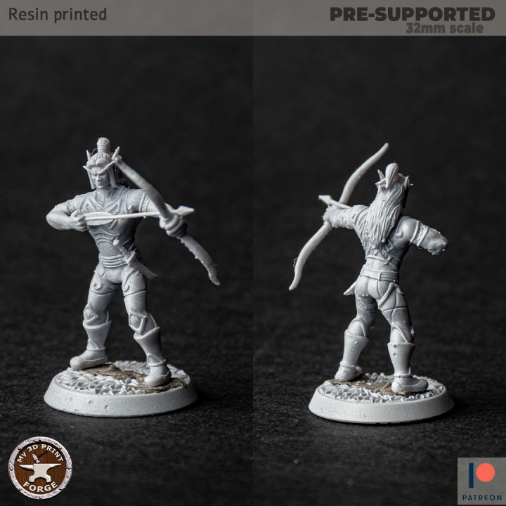 3D Printable Blood Elf Hunters by My3DPrintForge