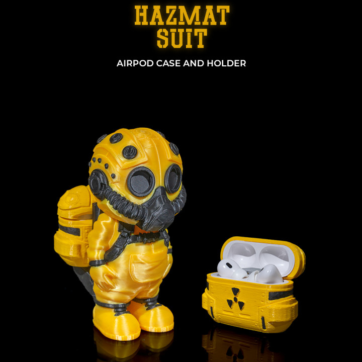 HazMat Suit Airpod Case and Holder image