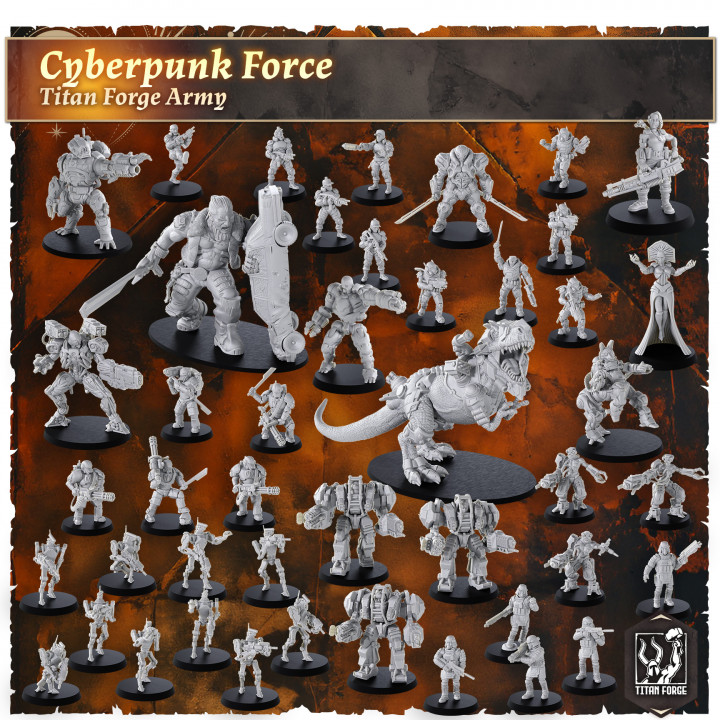 Cyberpunk Force Army's Cover