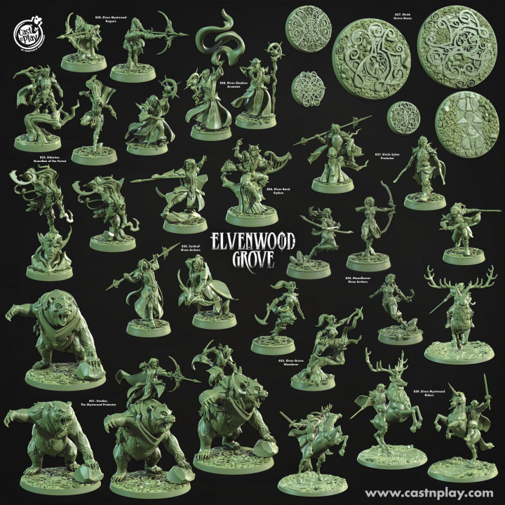 Elvenwood Grove (Set) (Pre-Supported) image