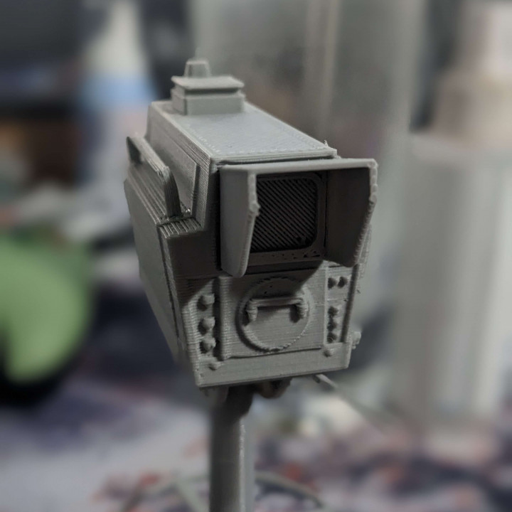 3D Printable Retro Television Camera - based on RCA TK-60 by Connor M