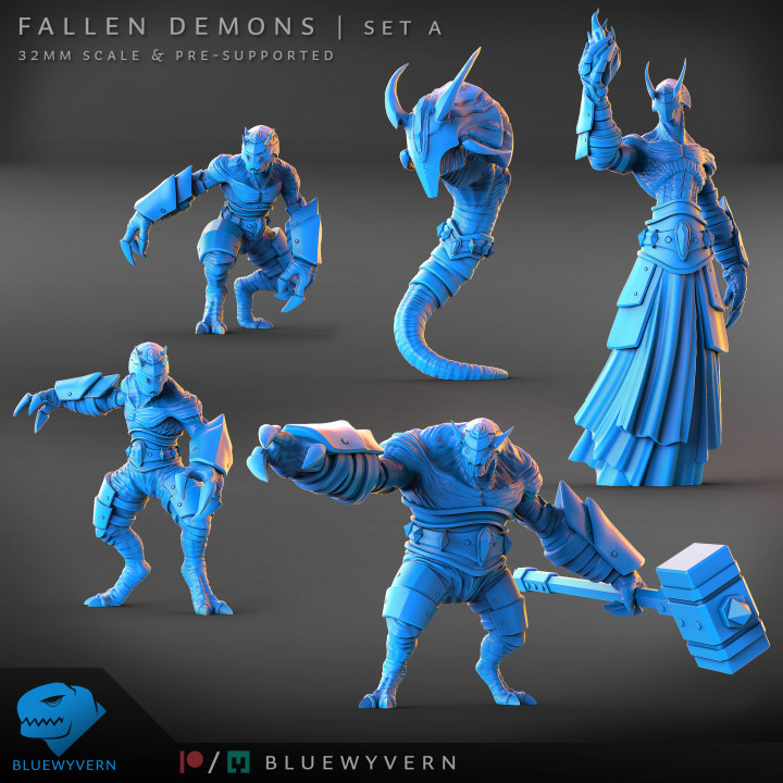 Fallen Demons - Complete Set A image