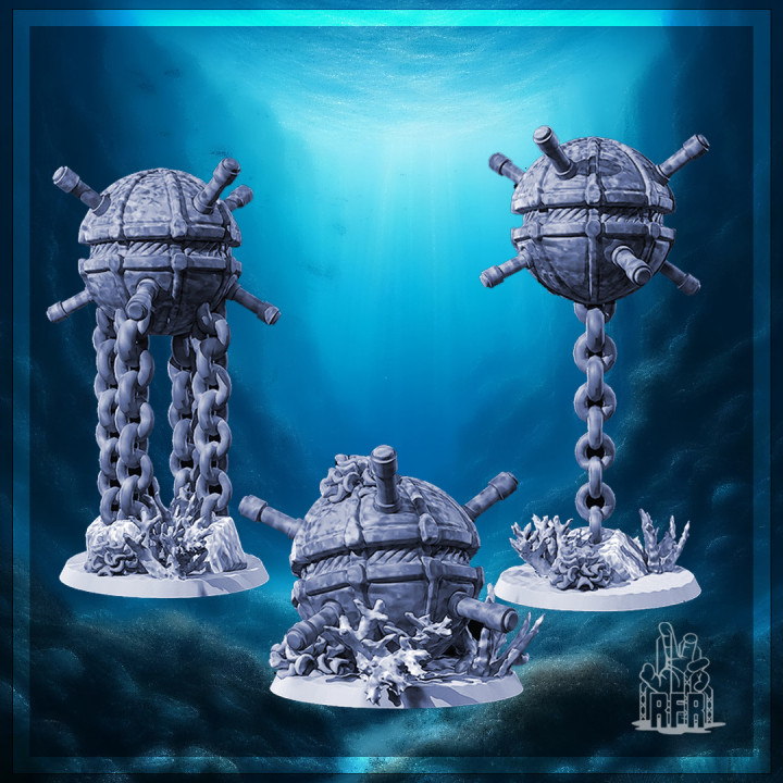 Abyssal Relics - Tabletop miniature scatter (Pre-Supported) image