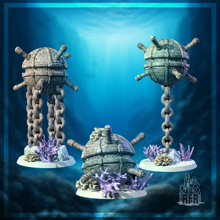 Abyssal Relics - Tabletop miniature scatter (Pre-Supported) image