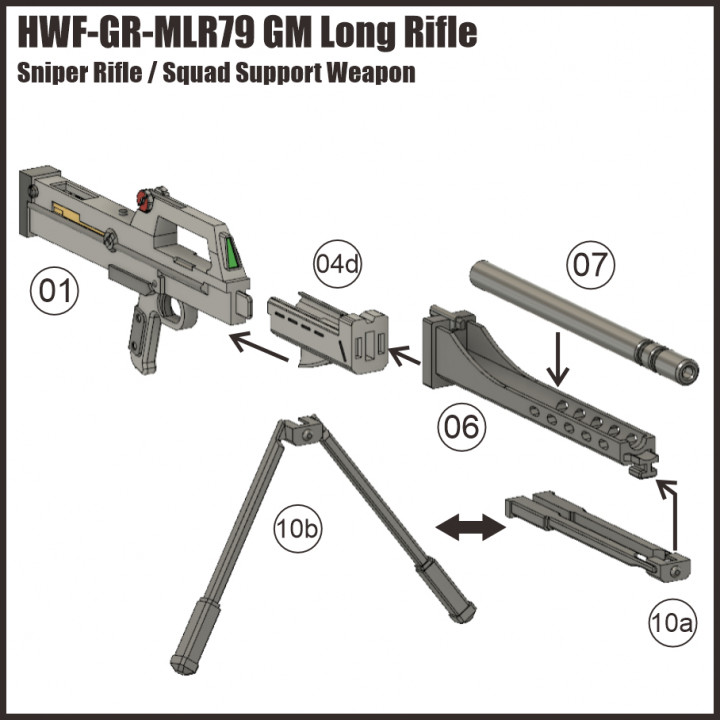 1/144 HWF 90mm GM System Weapon image