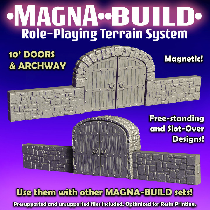 Magna-Build Double Doors, Dooways, and 10' Arches image
