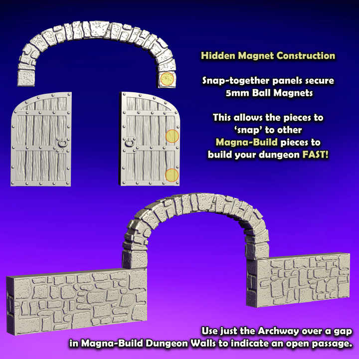 Magna-Build Double Doors, Dooways, and 10' Arches image