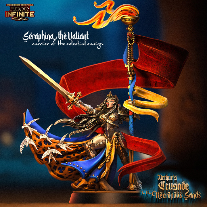 Seraphina the Valiant, Carrier of the Celestial Ensign image