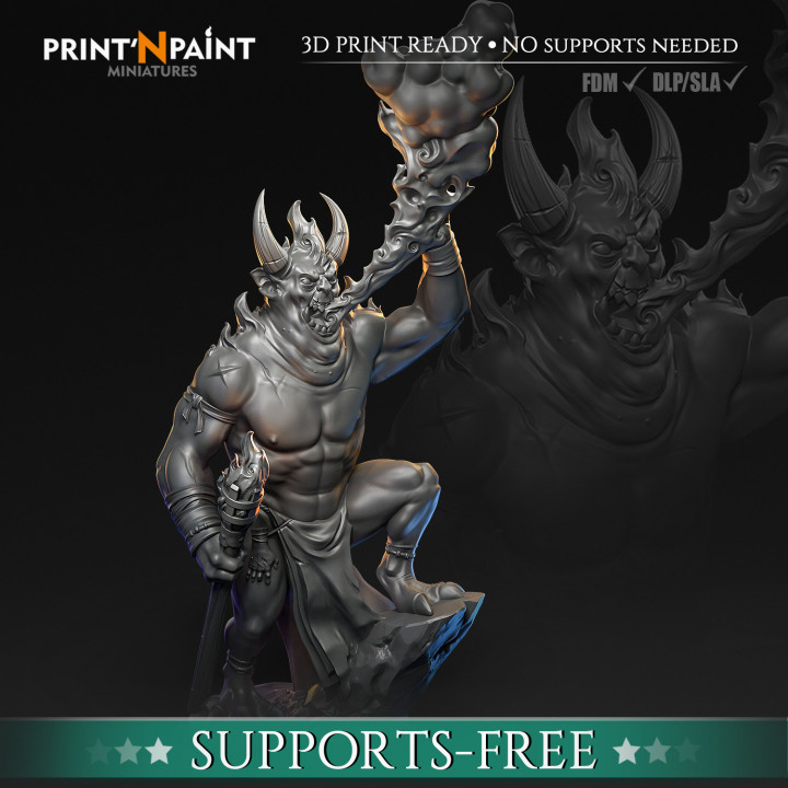 Firespitter Demon (Multi-part)