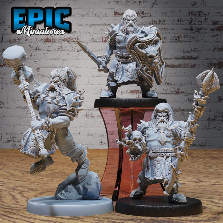 Dwarf Adventurer Set / Dwarfen Warrior / Mysterious Halfling / Mountain Guard / Mine Fighter / Mighty Hero Army / Half Gnome Encounter