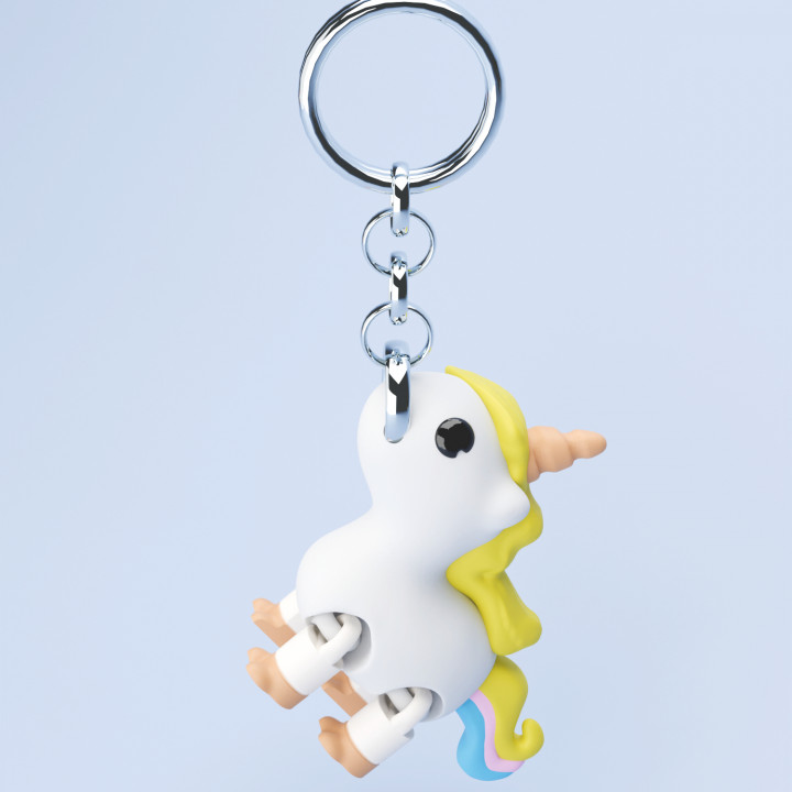 Flexi 3D Unicorn Keychain (Limited Time Free) image