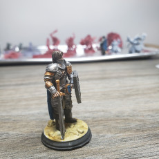 Picture of print of Human Battle Master Fighter - Arion Midrun