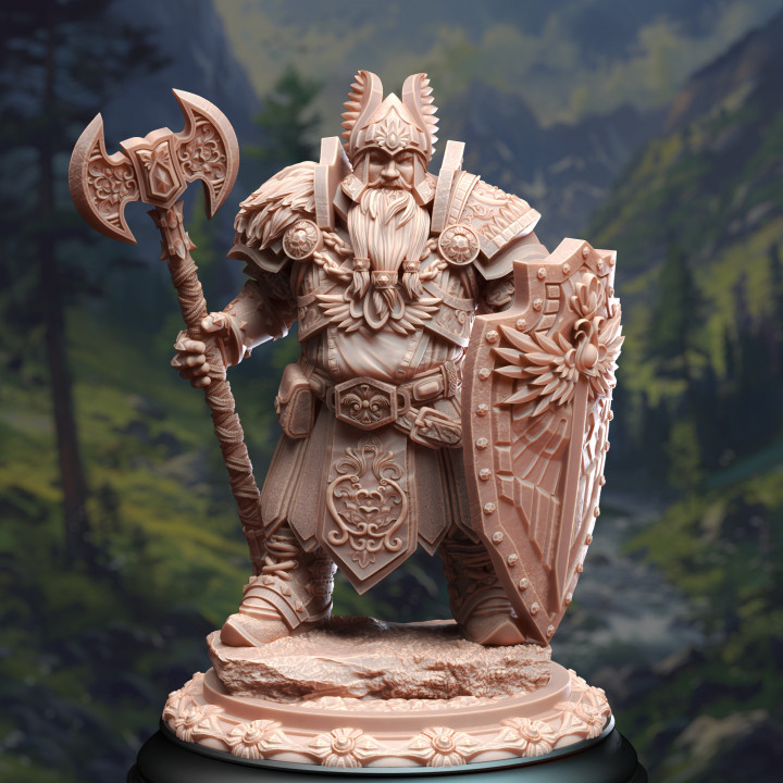 Dwarven Cleric of Life & Glory - Tors of Delvdor image