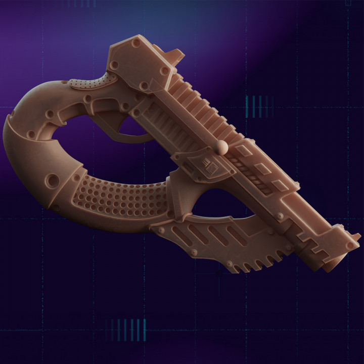 Cyberpunk Prop - Ace's Caseless Round SMG image