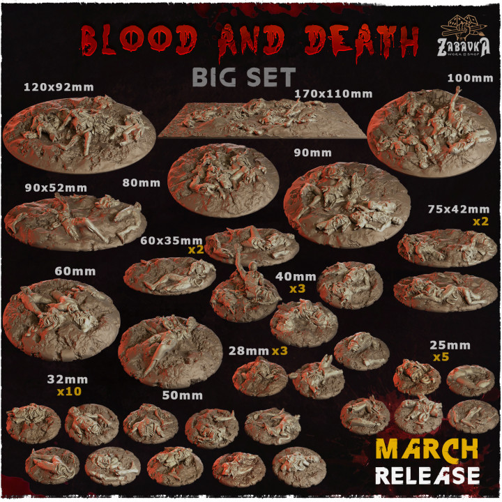 Blood and Death - Bases & Toppers (Big Set+) image