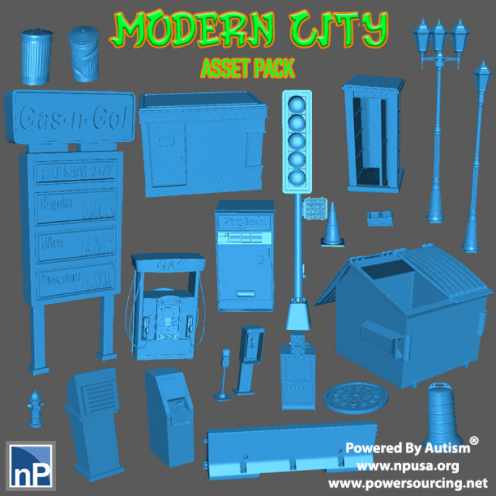 Modern City Asset Pack 1 image