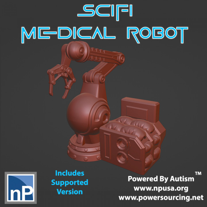 Modern Marvels - Cyberpunk/SciFi Medical Robot image