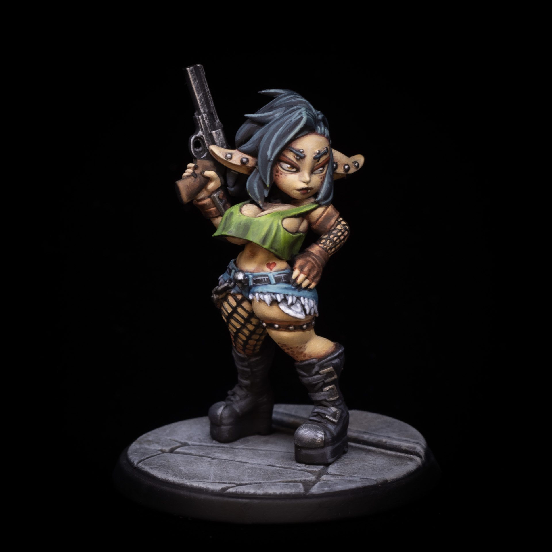 Tomy Lensman 1/72 Boskone Fighter Goblin Model Kit