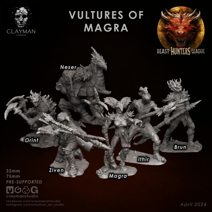 Vultures of Magra - 32mm - 75mm image