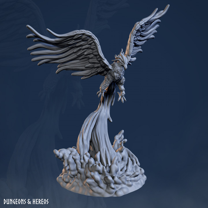 Phoenix - Phoenix Bird - Bird - Monster - Flames - Flame - Fire Bird image