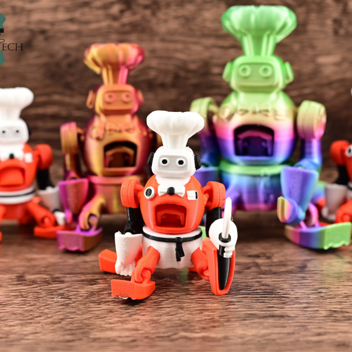 Cobotech Articulated Robo Chef Toy image
