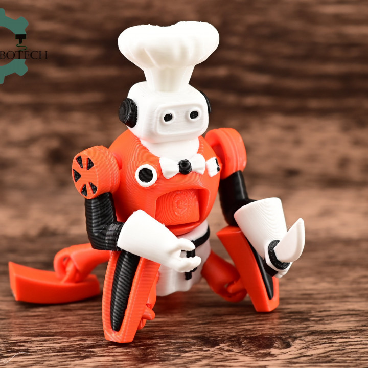 Cobotech Articulated Robo Chef Toy image