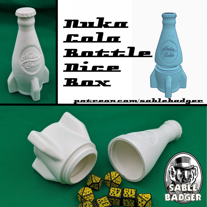 Fallout Nuka Cola Bottle dice holder image