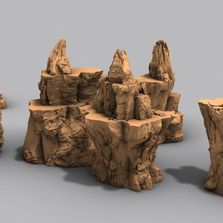 Apocalypse Buttes. Stackable image